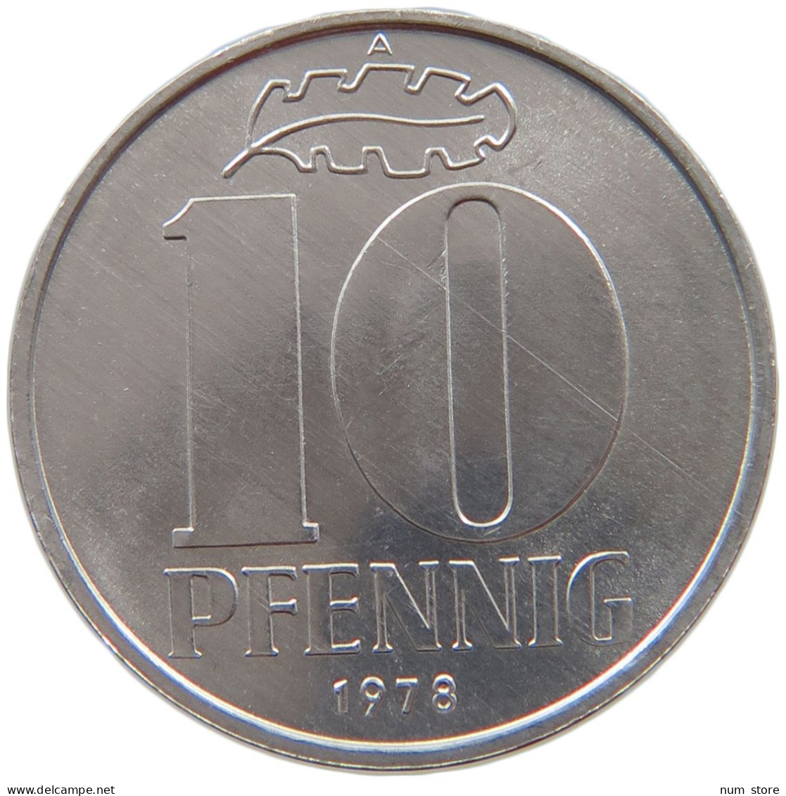 GERMANY DDR 10 PFENNIG 1978  #a089 0075 - 10 Pfennig