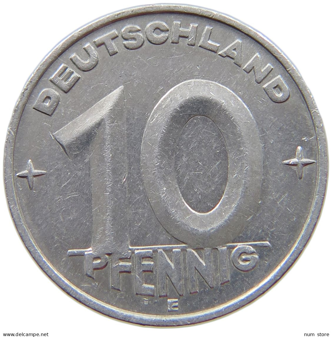 GERMANY DDR 10 PFENNIG 1953 E  #s071 0863 - 10 Pfennig