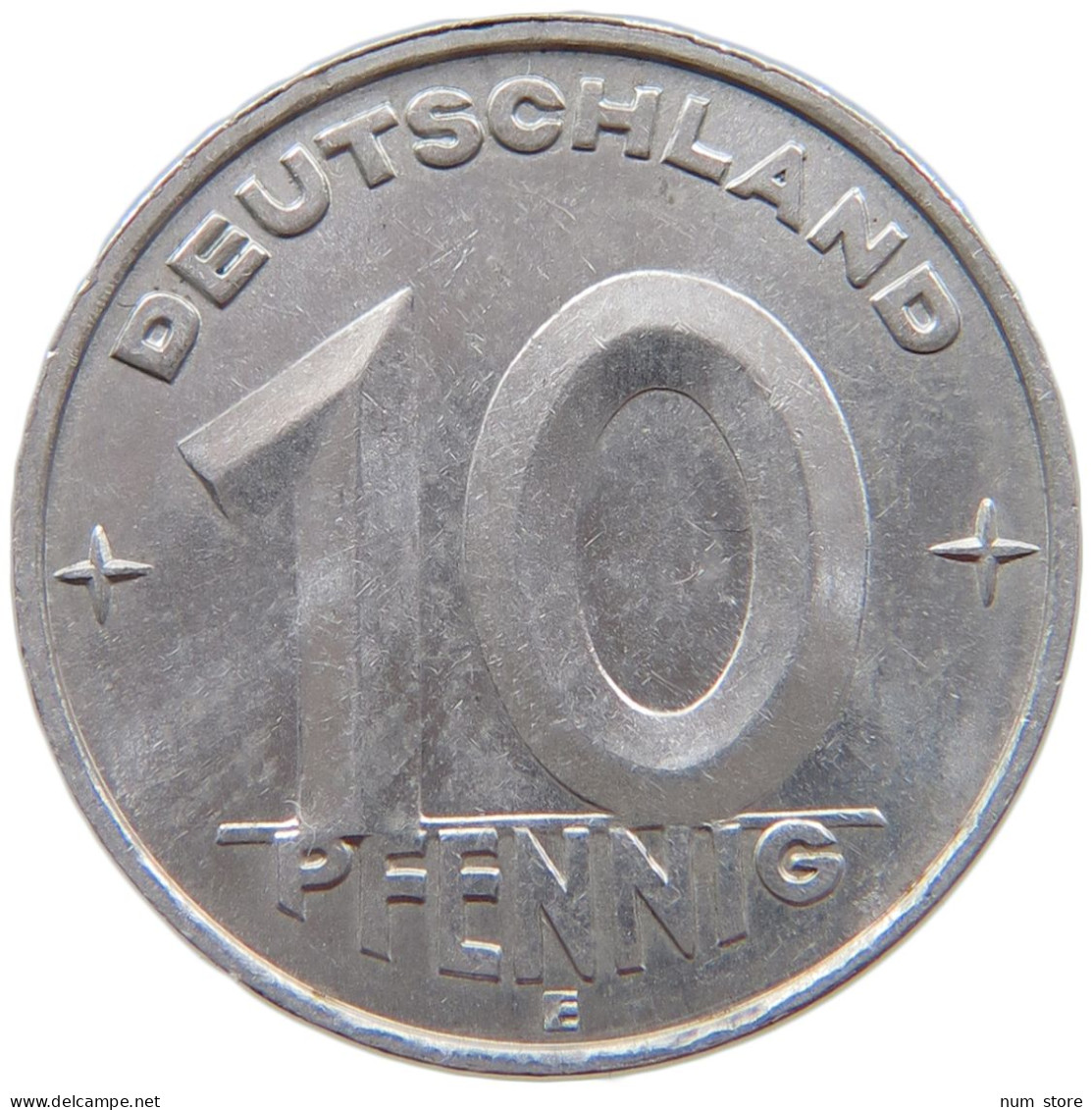 GERMANY DDR 10 PFENNIG 1953 E  #a089 0095 - 10 Pfennig
