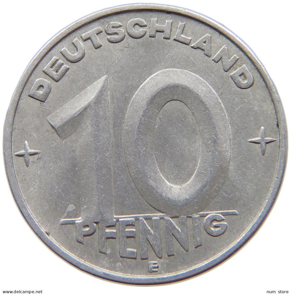 GERMANY DDR 10 PFENNIG 1953 E  #a089 0091 - 10 Pfennig