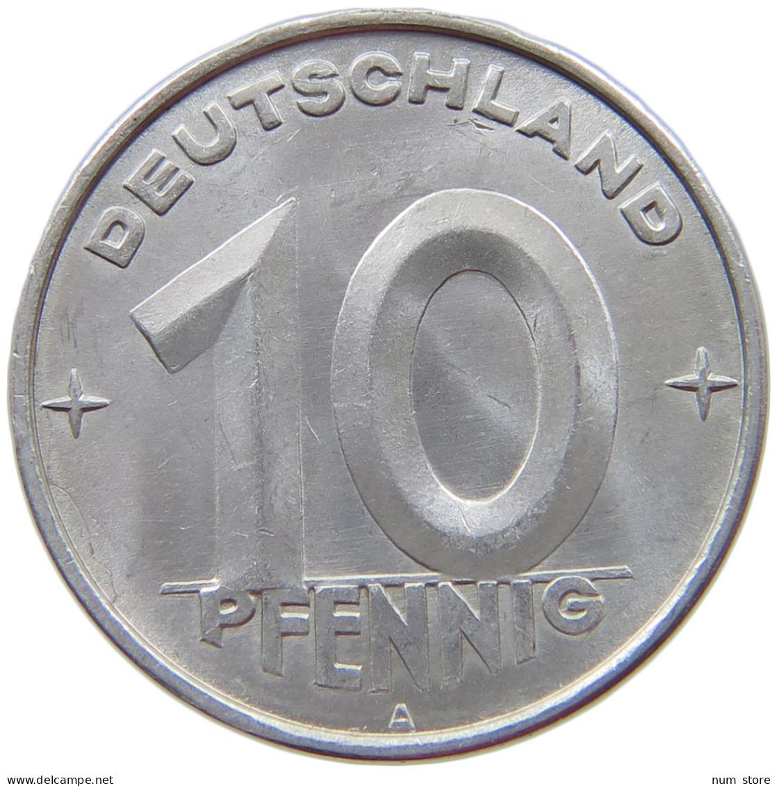 GERMANY DDR 10 PFENNIG 1952 A  #s071 0865 - 10 Pfennig