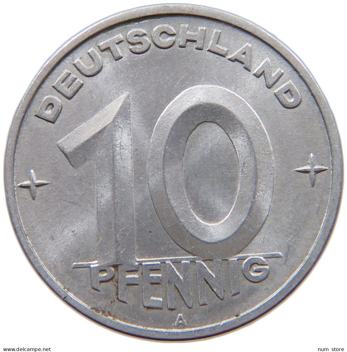 GERMANY DDR 10 PFENNIG 1950 A  #a089 0089 - 10 Pfennig