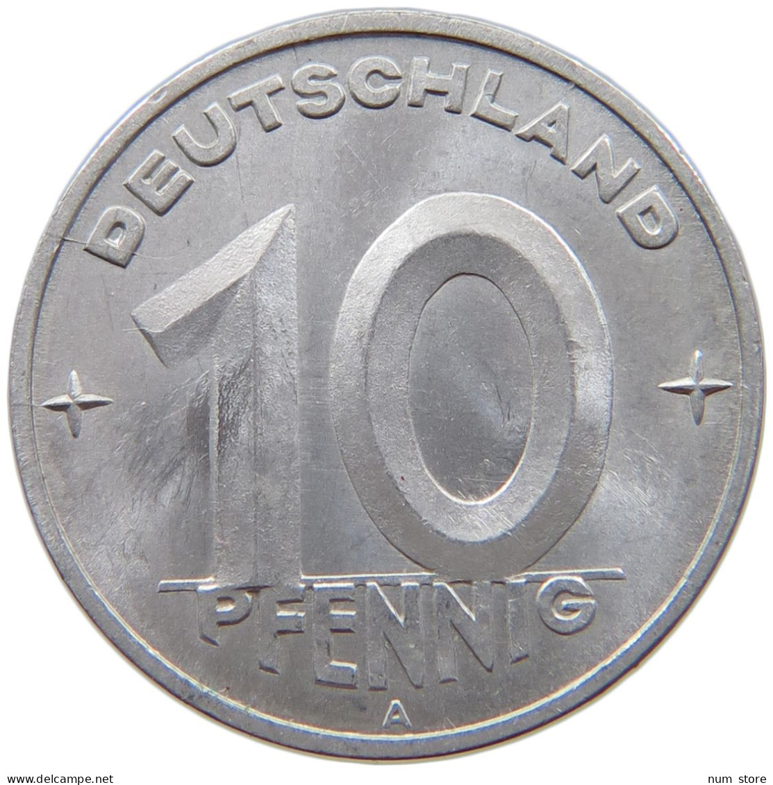 GERMANY DDR 10 PFENNIG 1950 A  #a089 0085 - 10 Pfennig