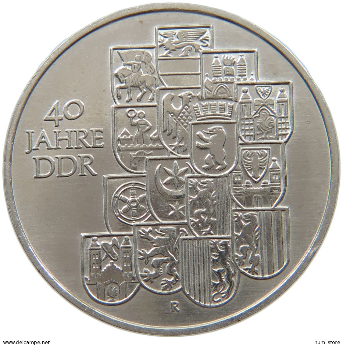 GERMANY DDR 10 MARK 1989 40 Jahre GERMANY DDR #a077 0467 - 10 Mark