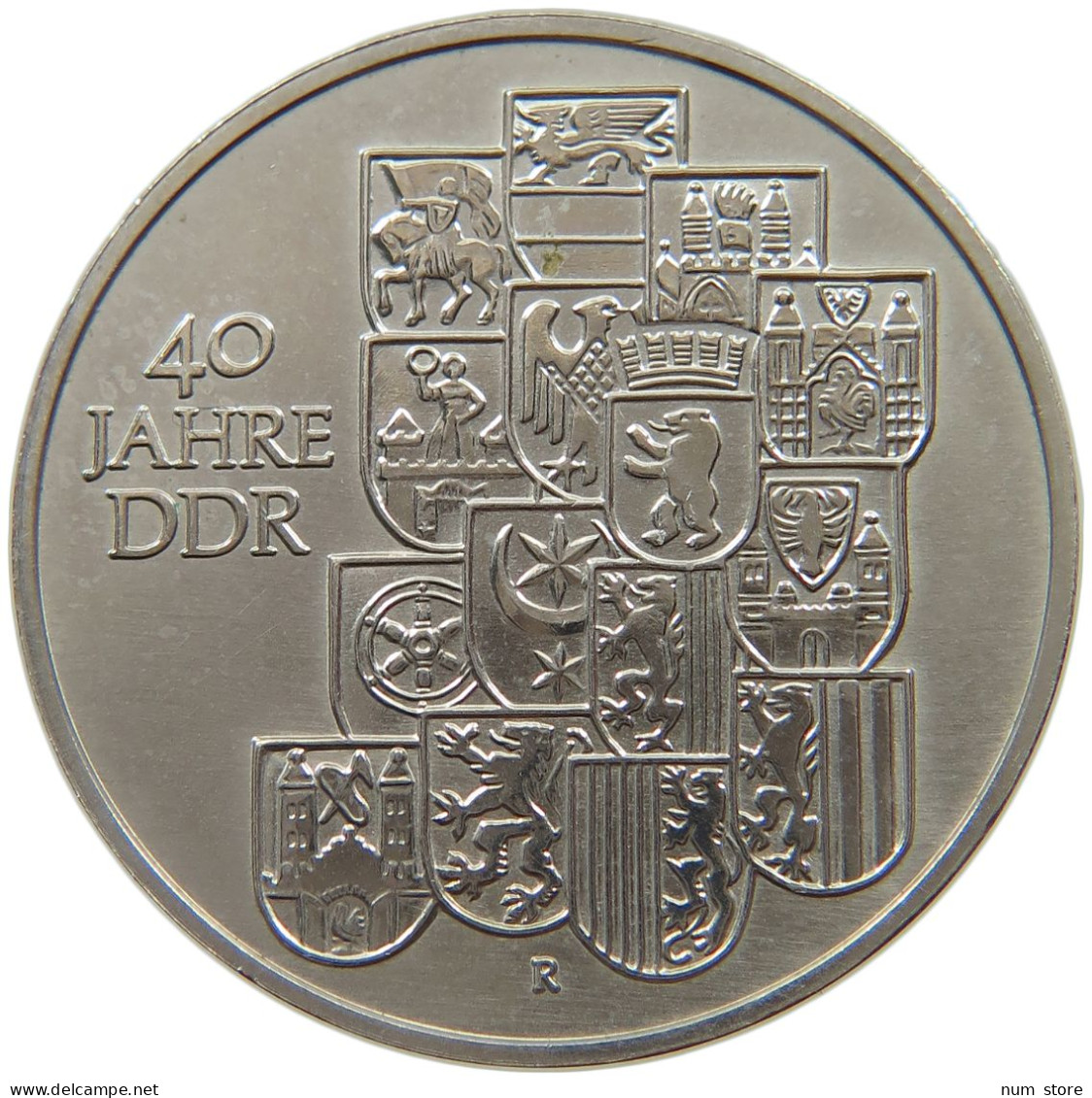 GERMANY DDR 10 MARK 1989 40 Jahre GERMANY DDR #a077 0465 - 10 Mark