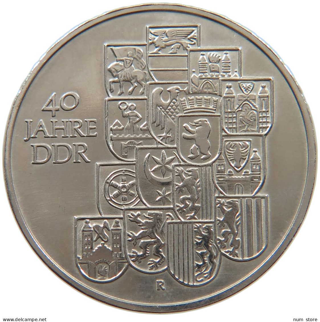 GERMANY DDR 10 MARK 1989 40 Jahre GERMANY DDR #a060 0551 - 10 Mark