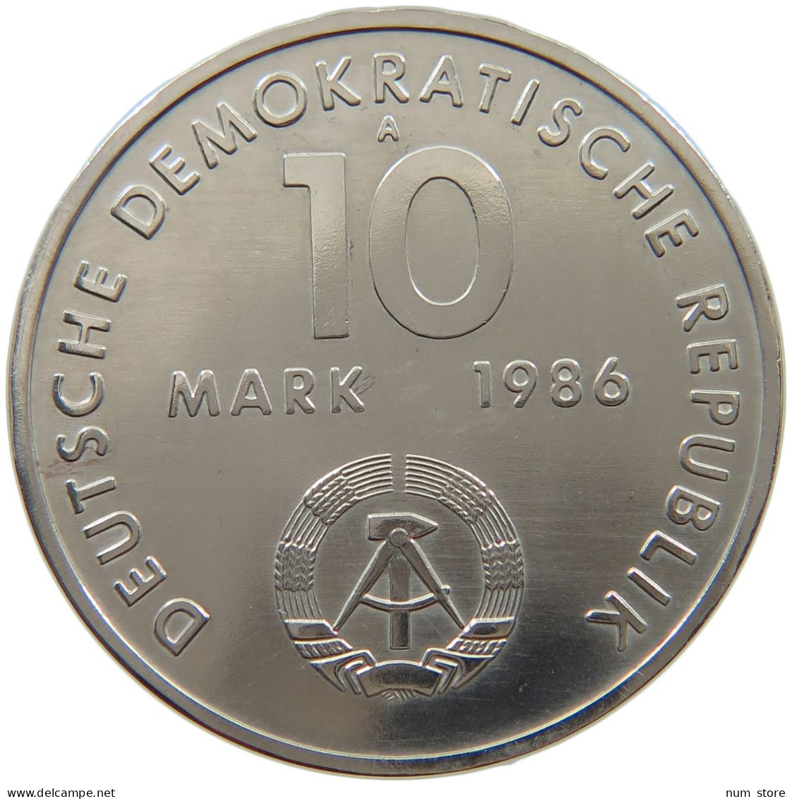 GERMANY DDR 10 MARK 1986 Ernst Thälmann #a078 0031 - 10 Mark