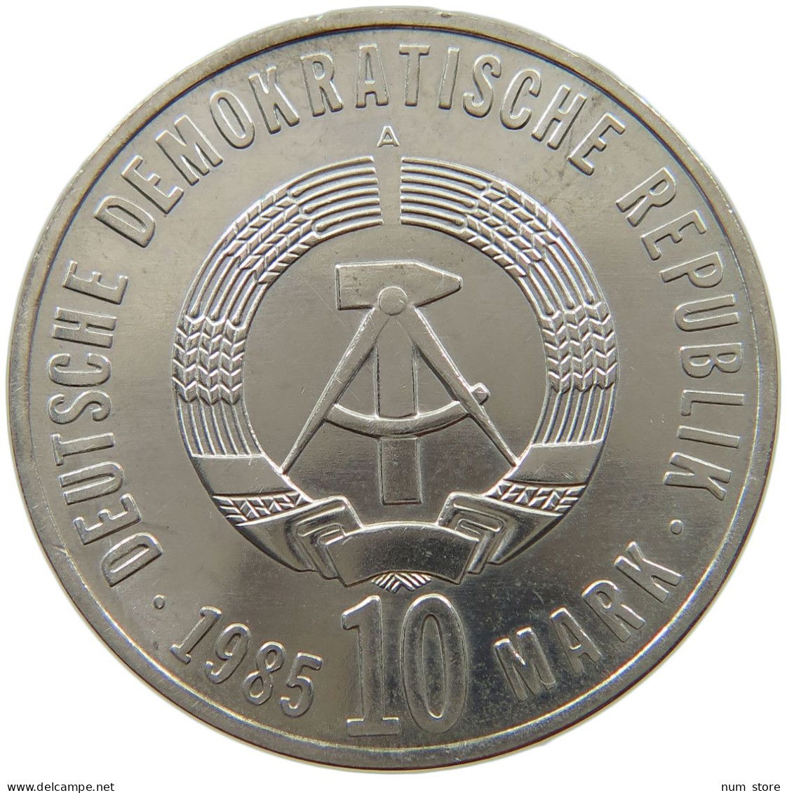 GERMANY DDR 10 MARK 1985 Faschismus #a077 0525 - 10 Mark