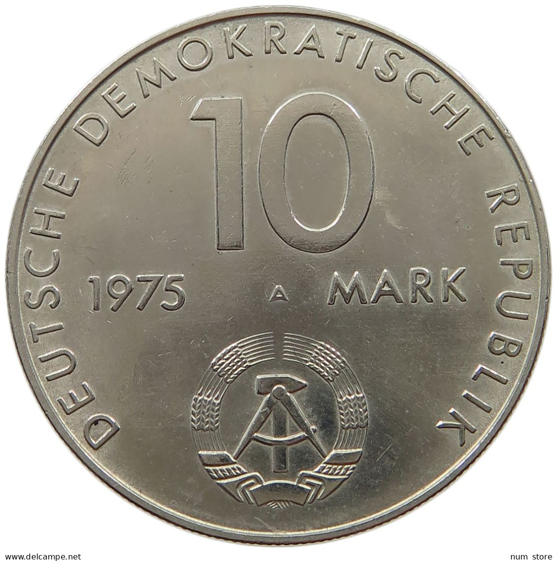 GERMANY DDR 10 MARK 1975 Warschauer Vertrag #s070 0053 - 10 Mark
