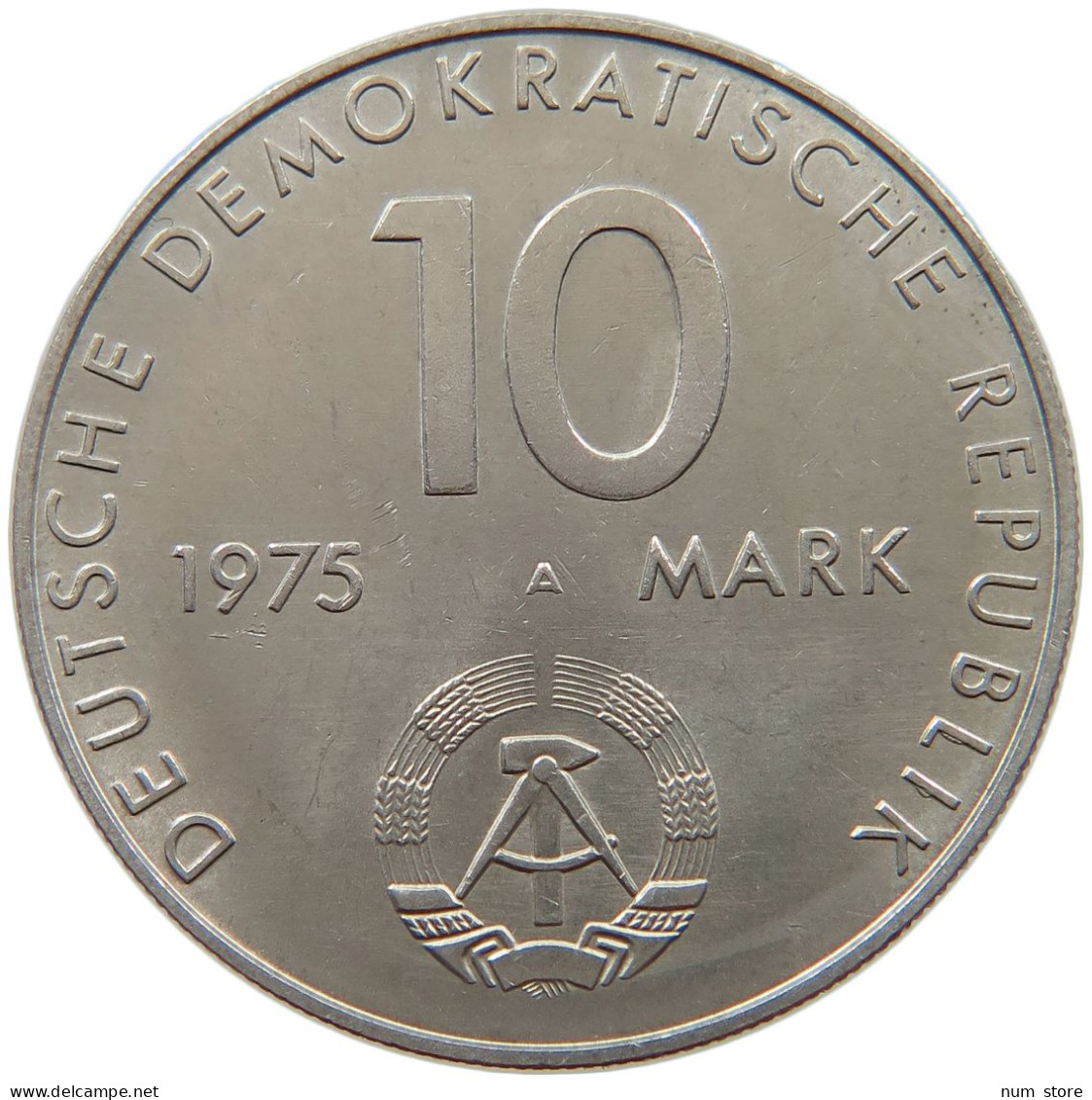 GERMANY DDR 10 MARK 1975 Warschauer Vertrag #a078 0023 - 10 Marchi