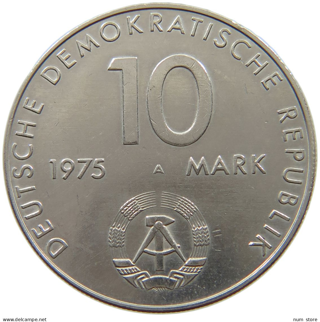 GERMANY DDR 10 MARK 1975 Warschauer Vertrag #a078 0011 - 10 Marchi