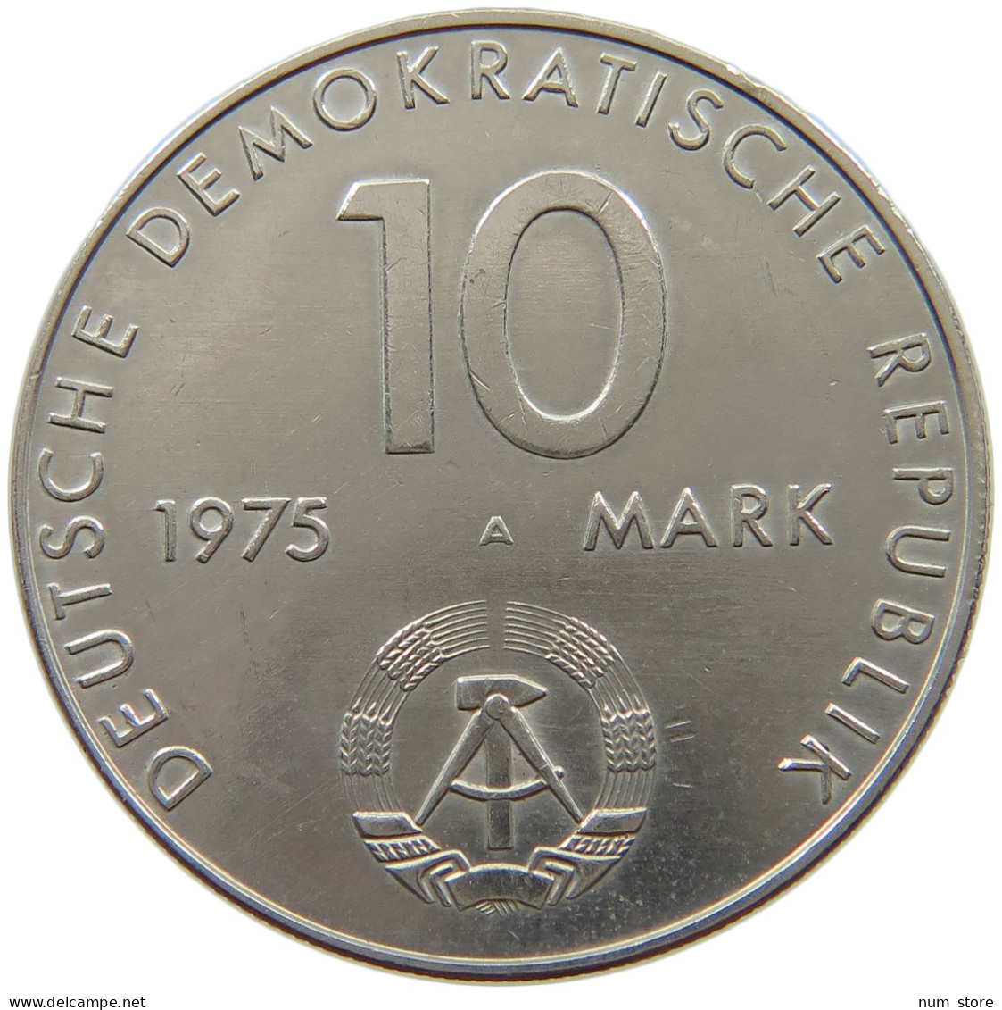 GERMANY DDR 10 MARK 1975 Warschauer Vertrag #a078 0011 - 10 Mark