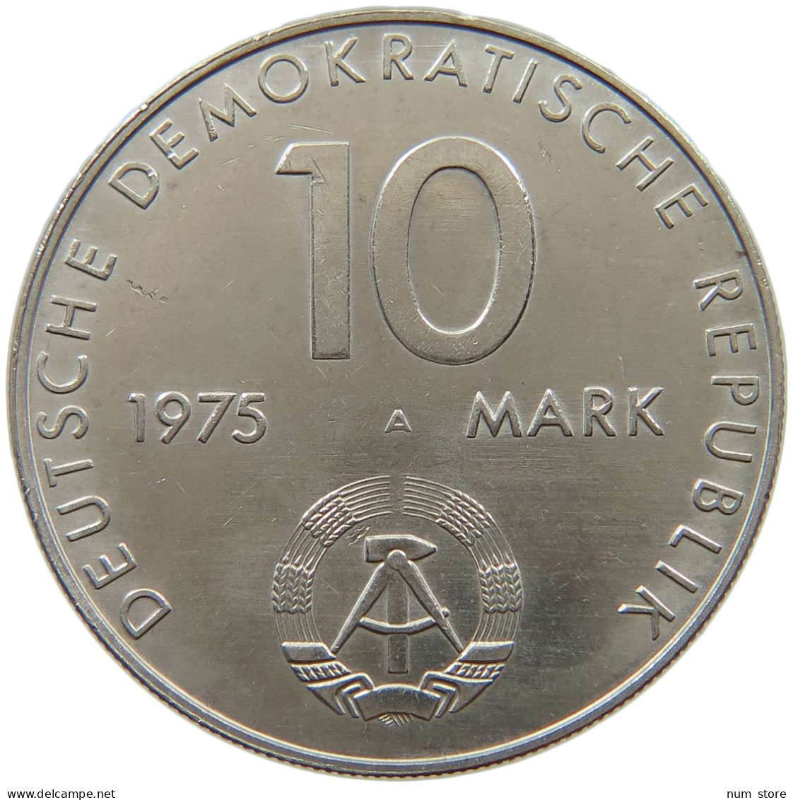 GERMANY DDR 10 MARK 1975 Warschauer Vertrag #a078 0009 - 10 Marchi