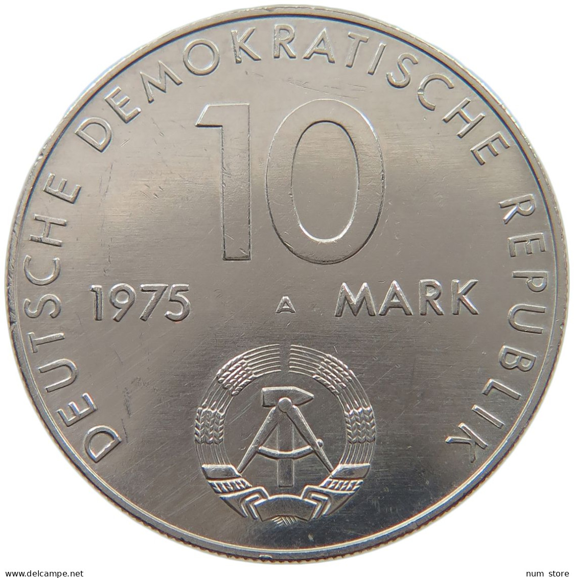 GERMANY DDR 10 MARK 1975 Warschauer Vertrag #a060 0545 - 10 Mark