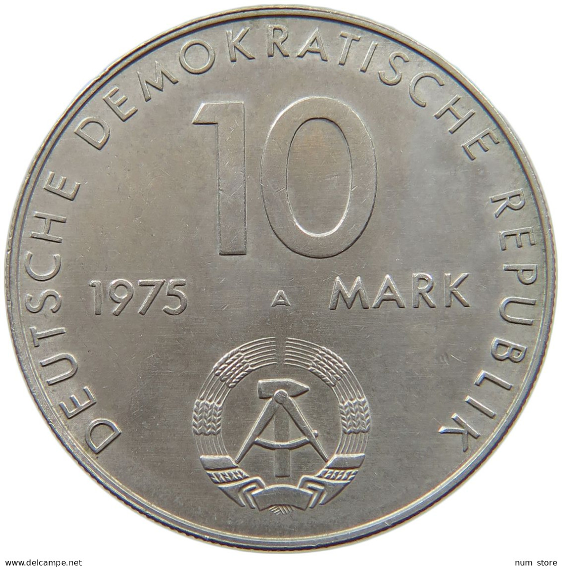 GERMANY DDR 10 MARK 1975 Warschauer Vertrag #a078 0005 - 10 Mark