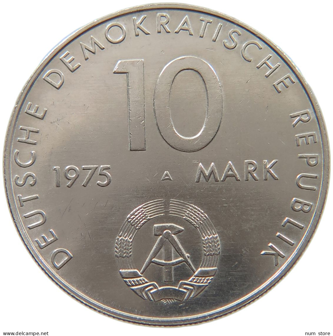 GERMANY DDR 10 MARK 1975 Warschauer Vertrag #a060 0543 - 10 Marcos