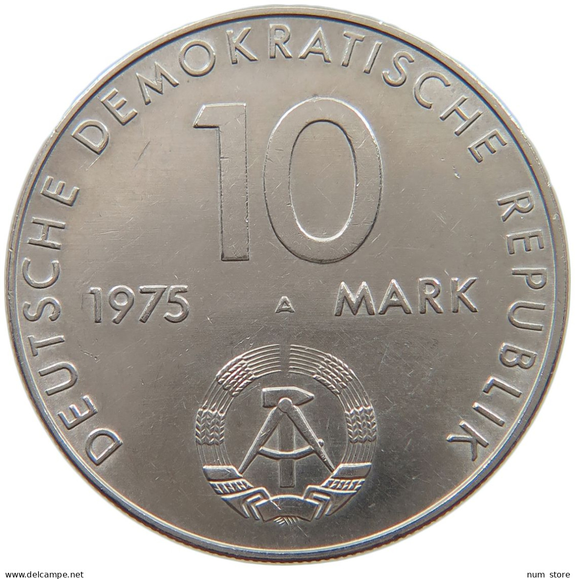 GERMANY DDR 10 MARK 1975 Warschauer Vertrag #a060 0541 - 10 Mark