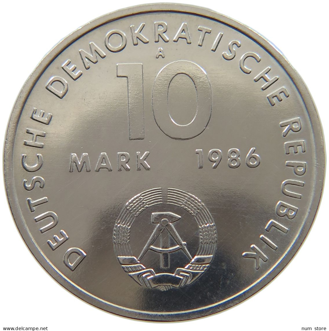 GERMANY DDR 10 MARK 1986 Ernst Thälmann #a077 0547 - 10 Mark