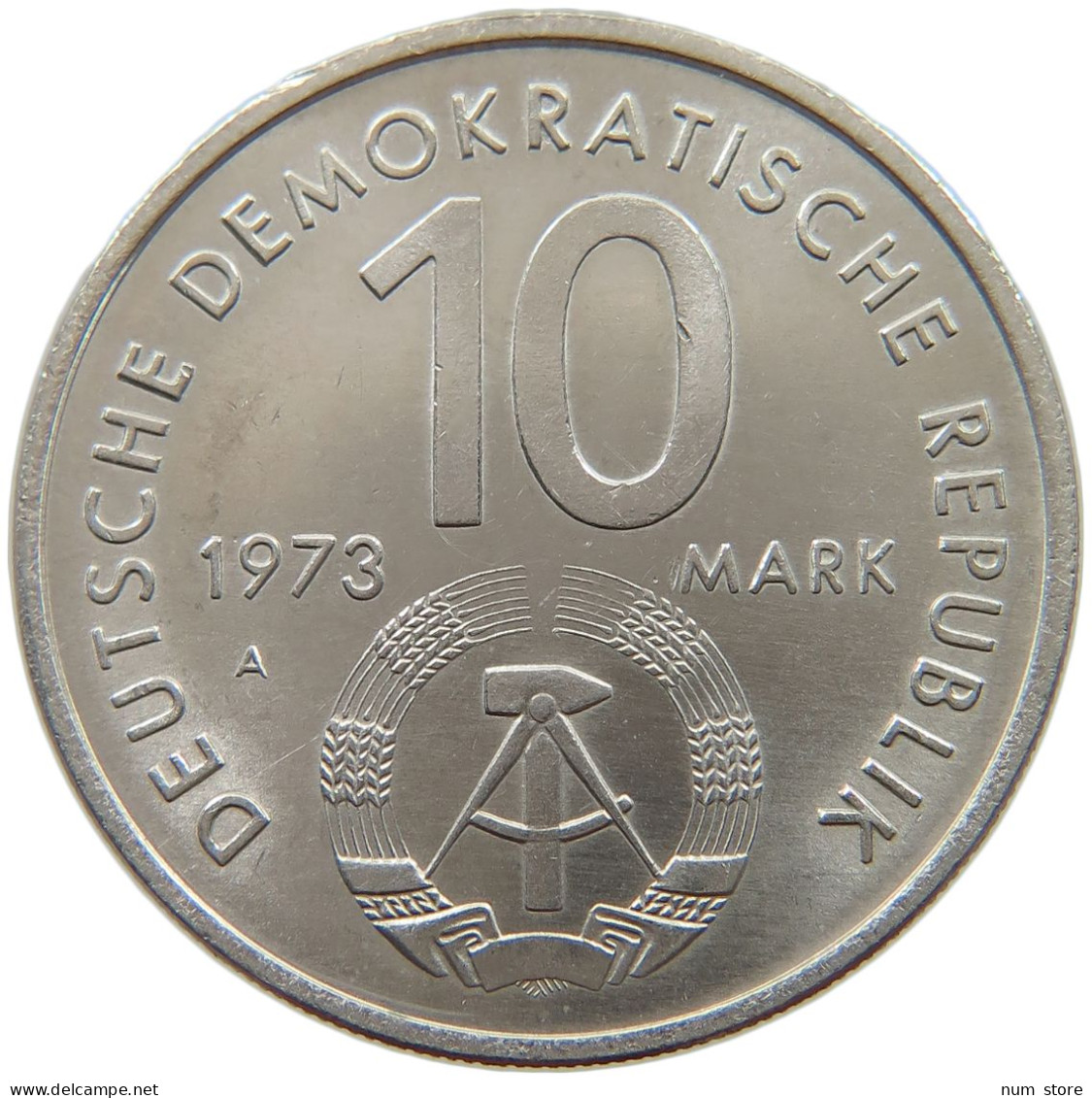 GERMANY DDR 10 MARK 1973  #a078 0037 - 10 Marchi