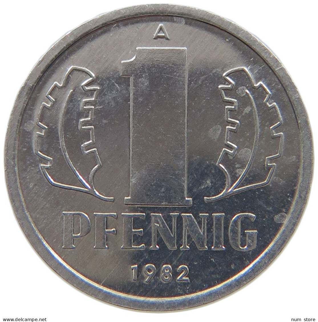 GERMANY DDR PFENNIG 1982 EXPORT #a076 0371 - 1 Pfennig