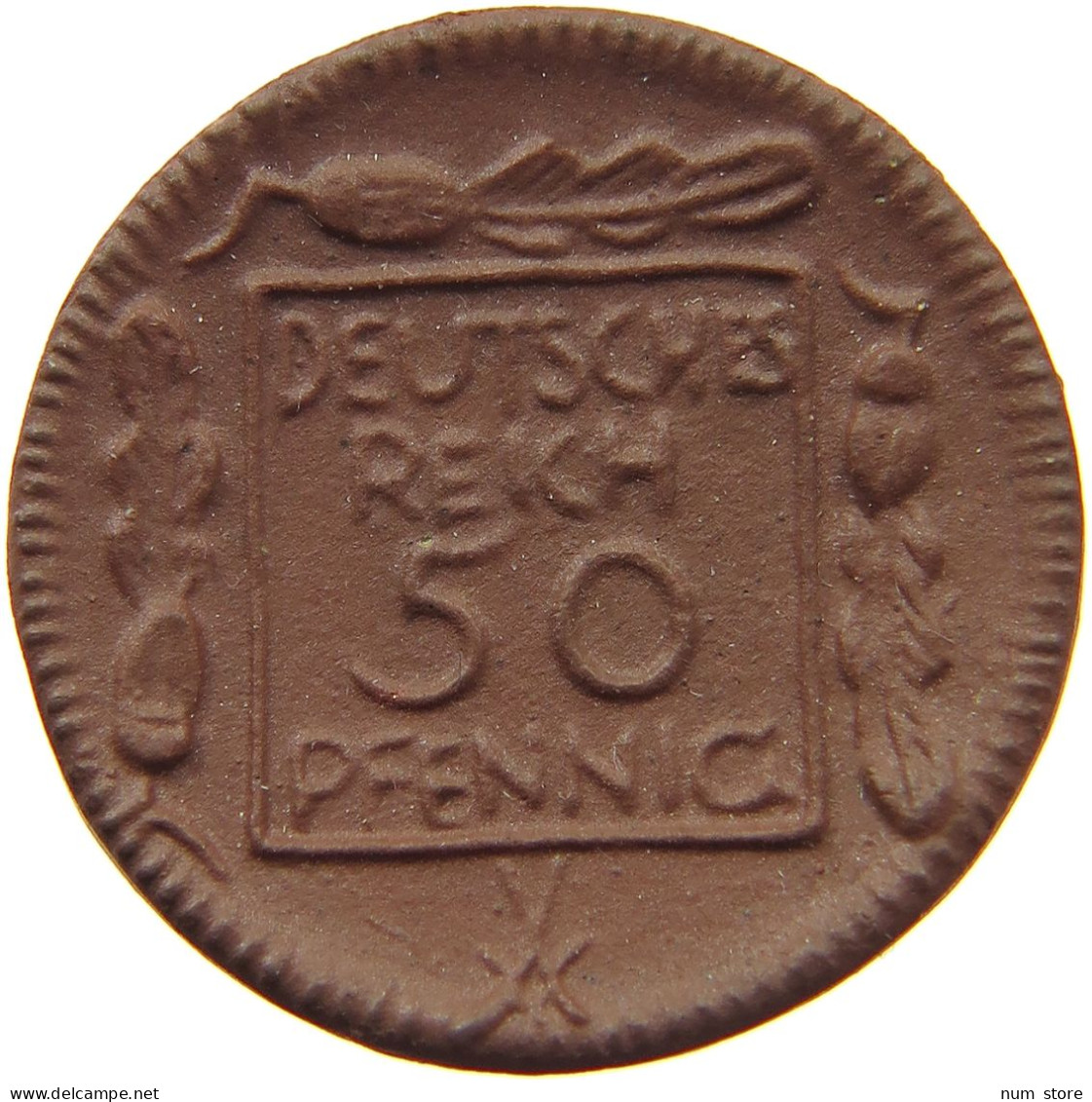 DEUTSCHES REICH 50 PFENNIG 1920  #alb040 0545 - 50 Rentenpfennig & 50 Reichspfennig