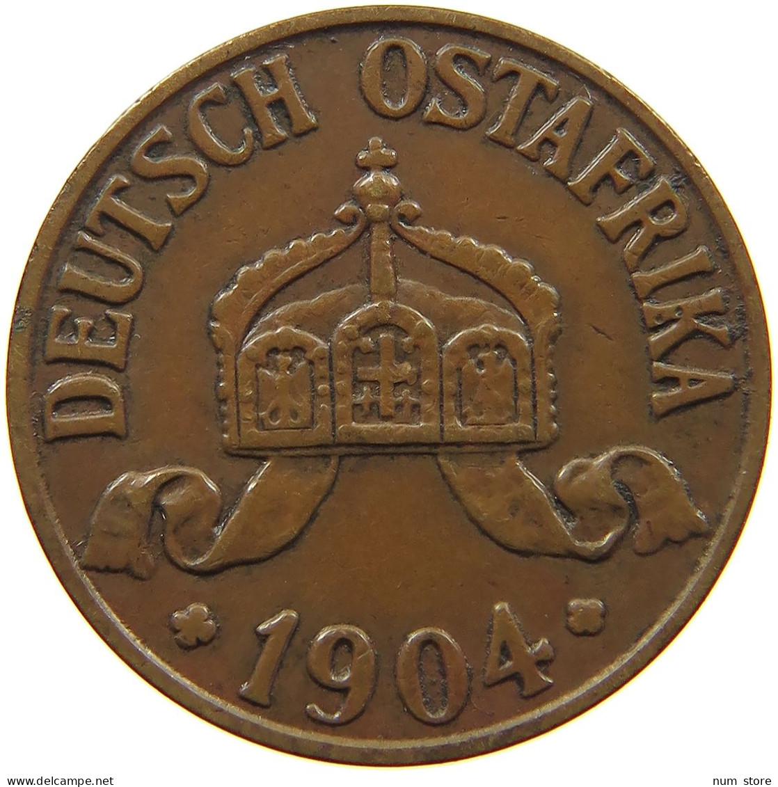 DEUTSCH OSTAFRIKA HELLER 1904 A  #a093 0359 - Africa Oriental Álemana