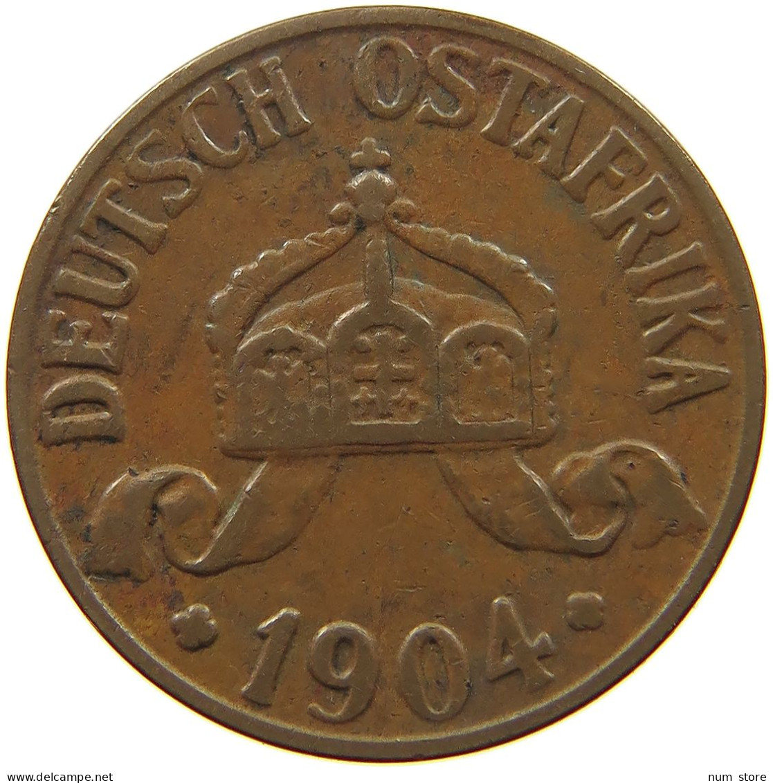 DEUTSCH OSTAFRIKA HELLER 1904 A  #a093 0559 - Deutsch-Ostafrika