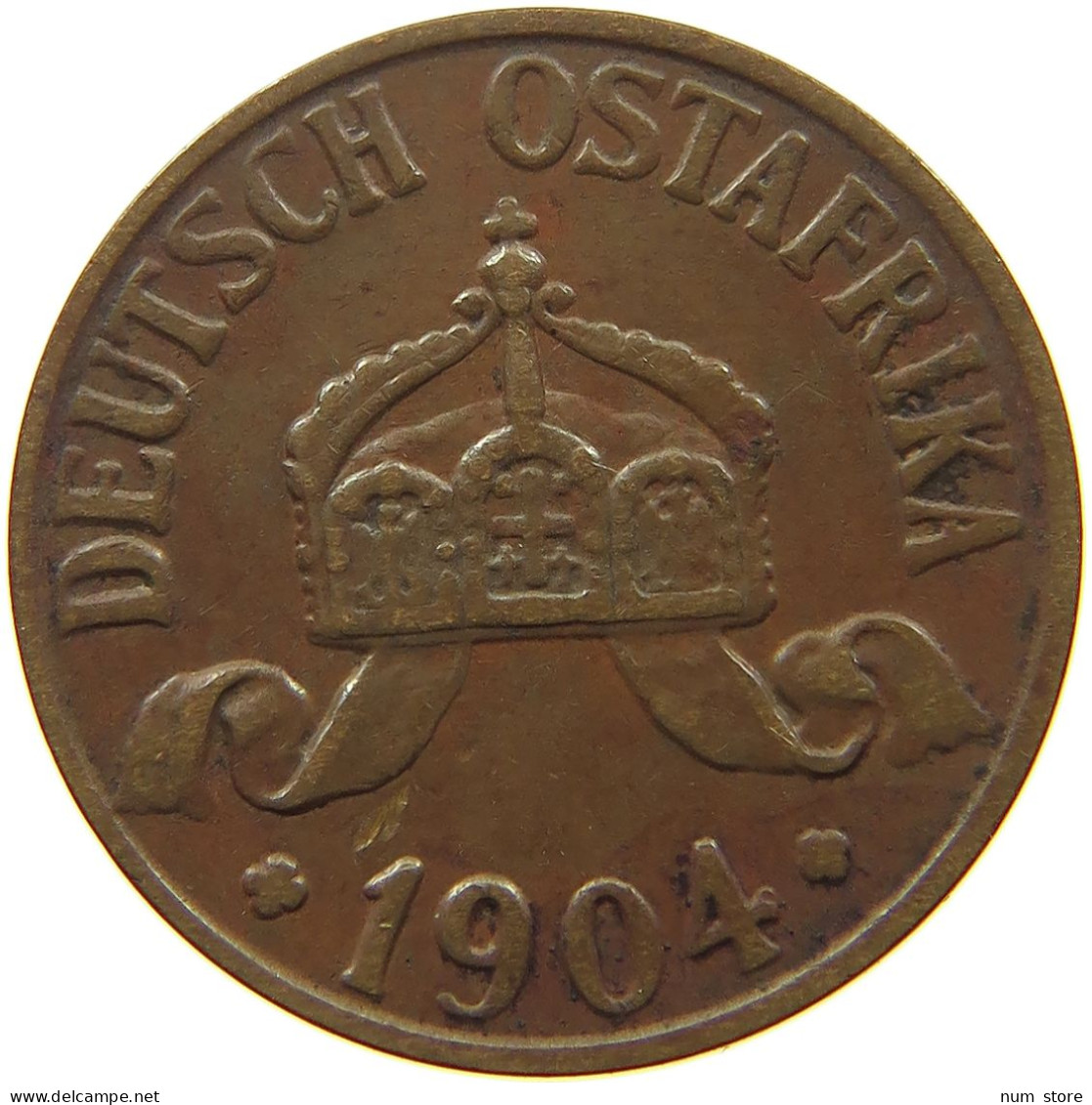 DEUTSCH OSTAFRIKA HELLER 1904 A  #a093 0545 - Deutsch-Ostafrika