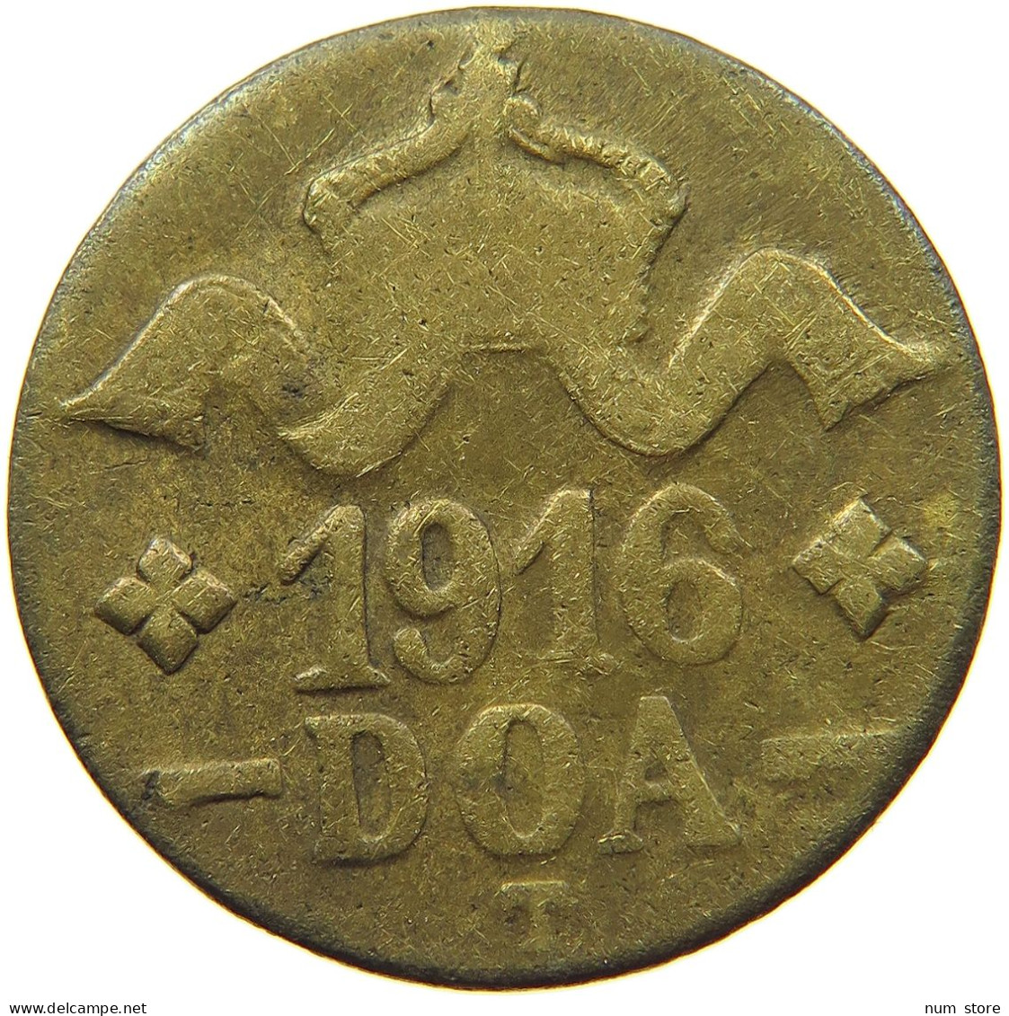 DEUTSCH OSTAFRIKA 20 HELLER 1916  #s071 0033 - German East Africa