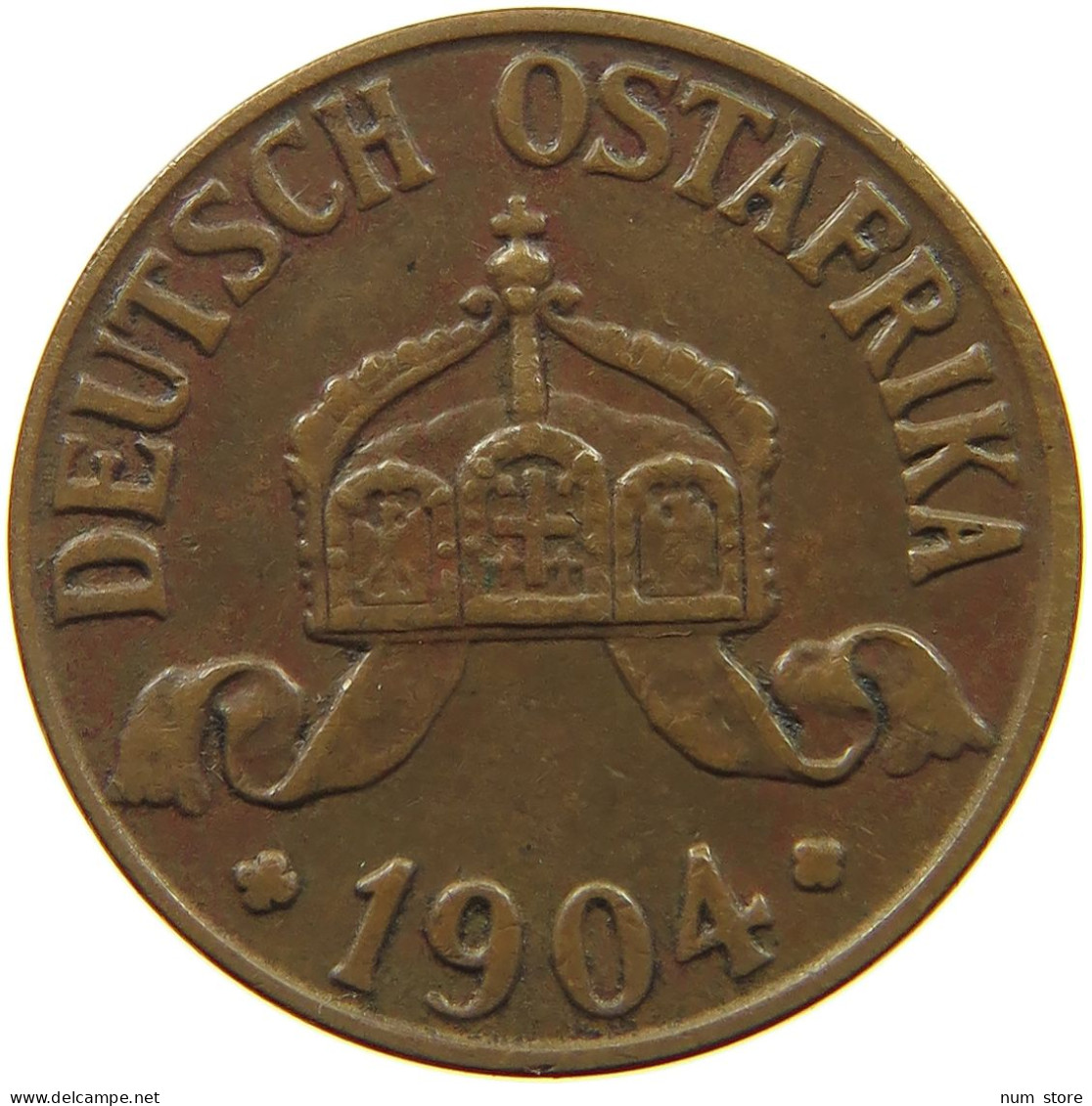 DEUTSCH OSTAFRIKA HELLER 1904 A  #a093 0357 - Duits Oost-Afrika