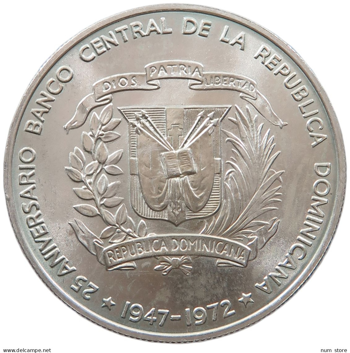 DOMINICAN REPUBLIC PESO 1972  #alb064 0203 - Dominicaine