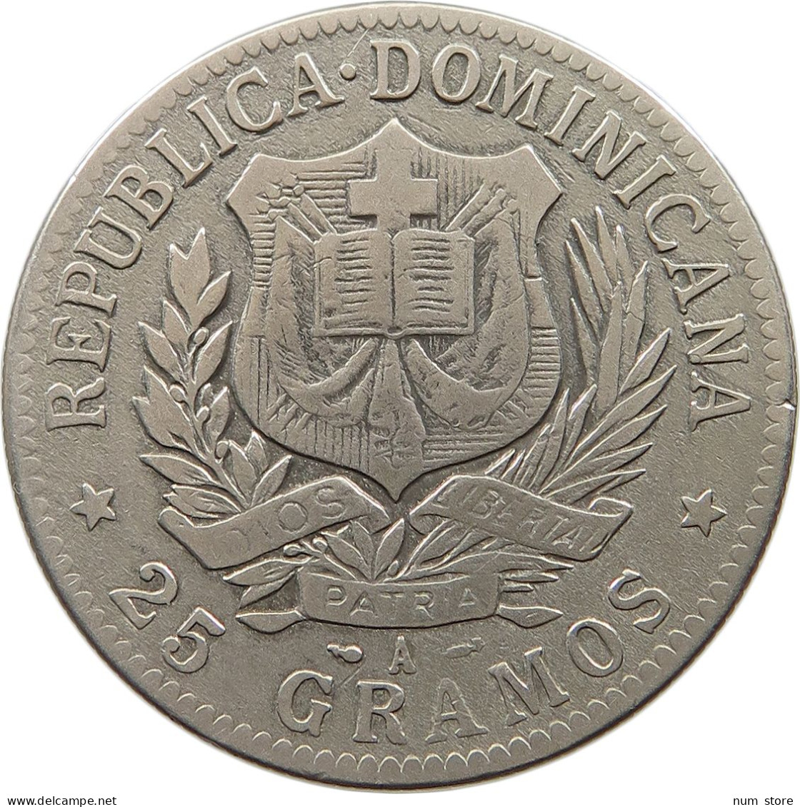 DOMINICAN REPUBLIC PESO 1897  #t089 0329 - Dominikanische Rep.