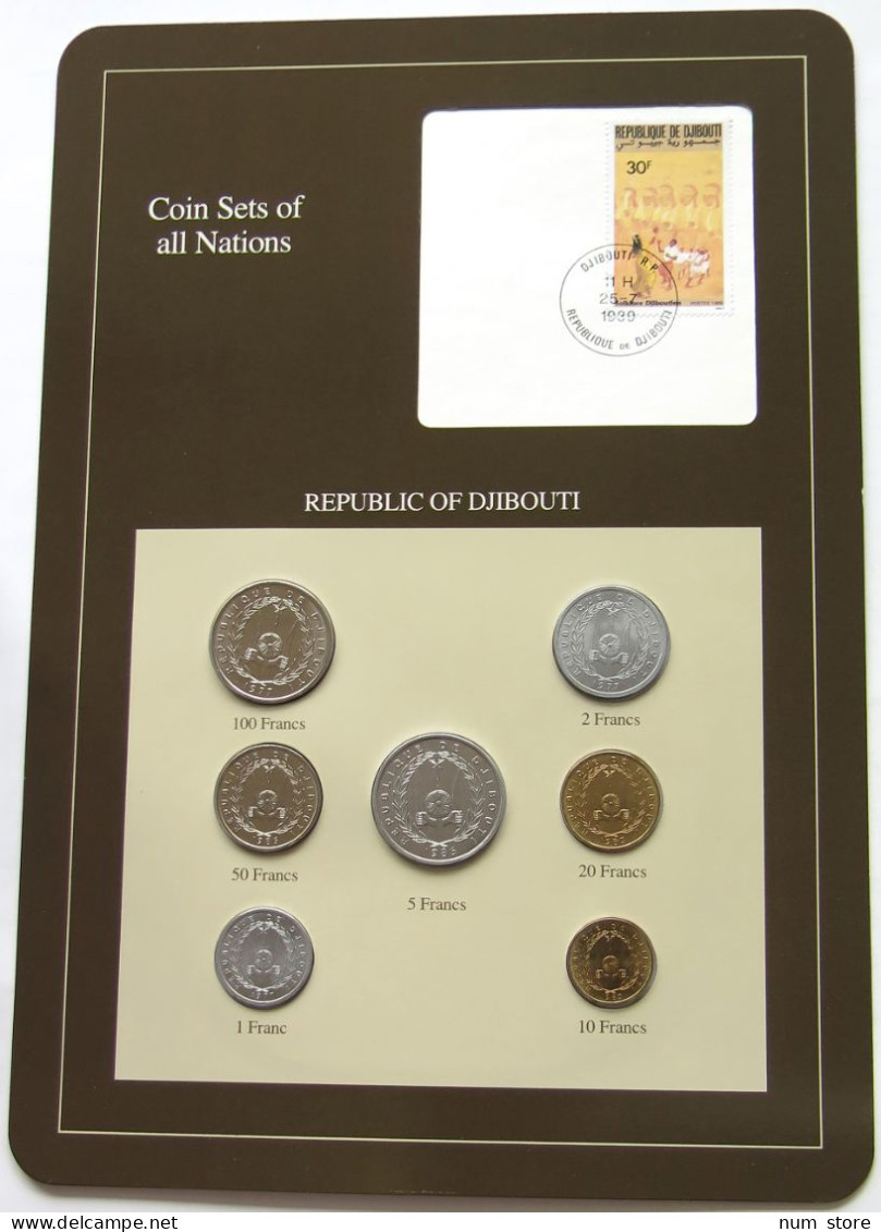 DJIBOUTI SET  FRANKLIN MINT #bs09 0101 - Dschibuti