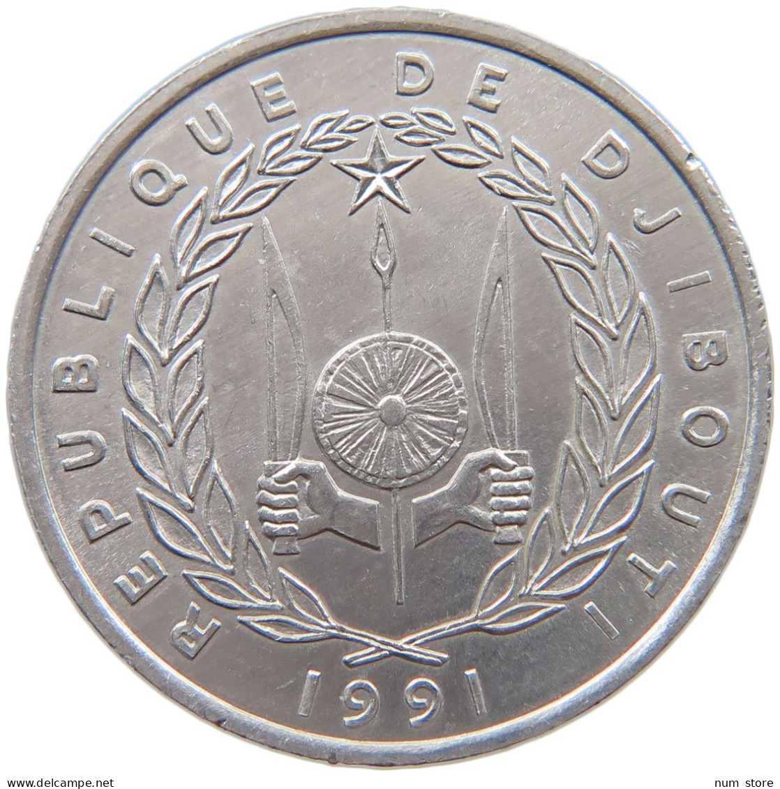 DJIBOUTI 5 FRANCS 1991  #c061 0163 - Djibouti