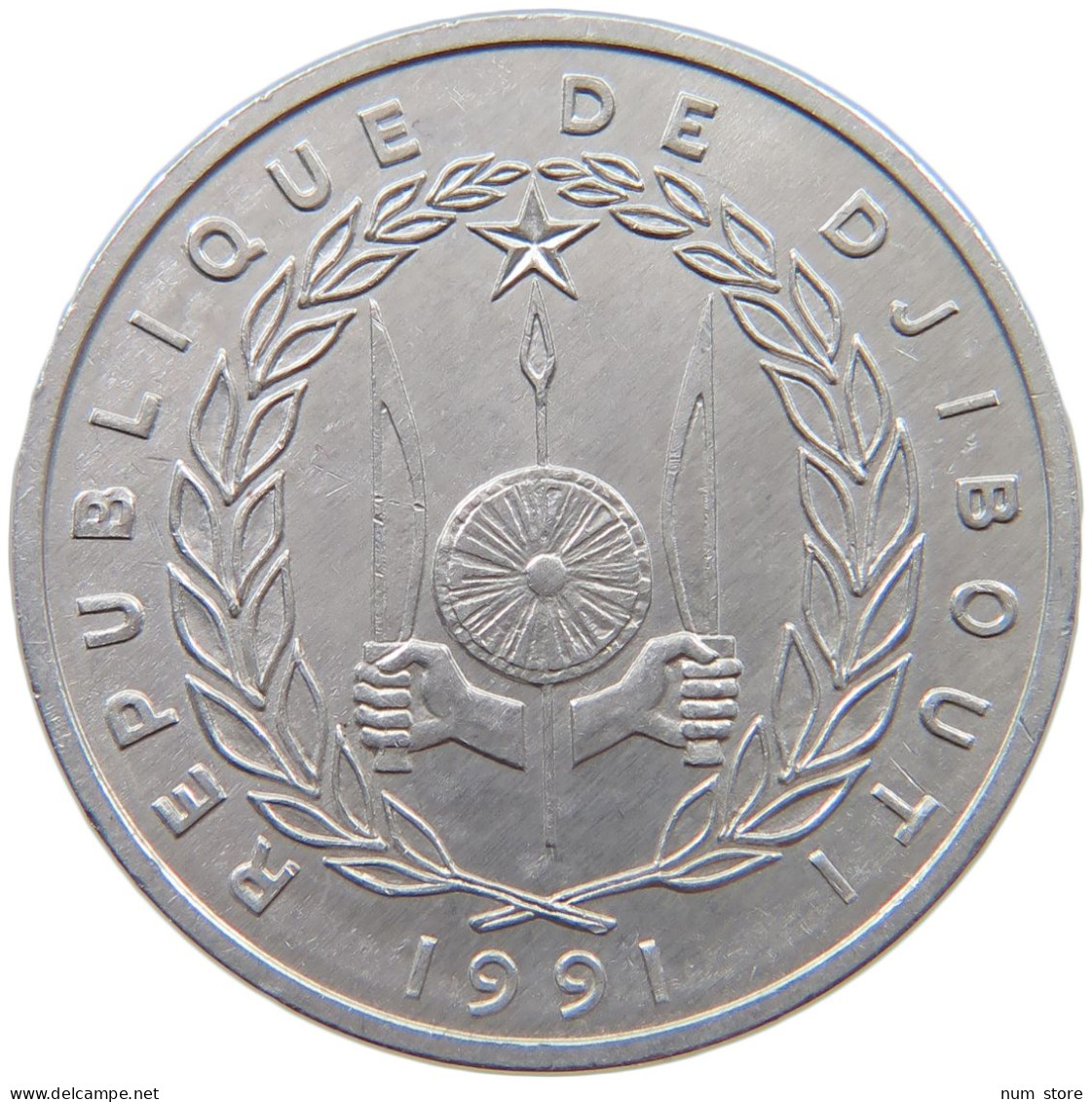 DJIBOUTI 5 FRANCS 1991  #c061 0165 - Djibouti