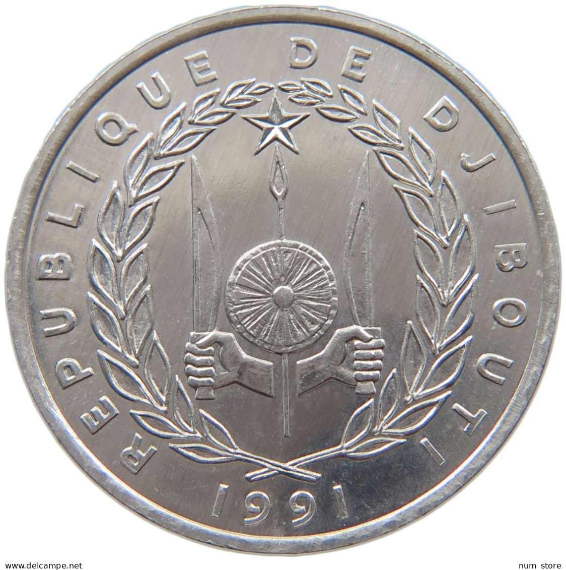 DJIBOUTI 5 FRANCS 1991  #a070 0519 - Djibouti