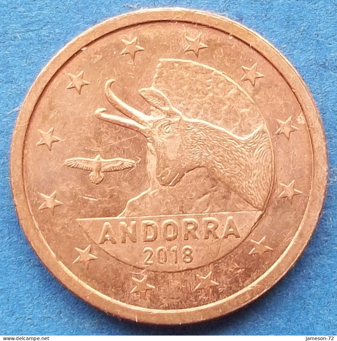 ANDORRA - 2 Euro Cents 2018 "Bearded Vulture And Pyrenean Chamois" KM# 521 Euro Currency - Edelweiss Coins - Andorra