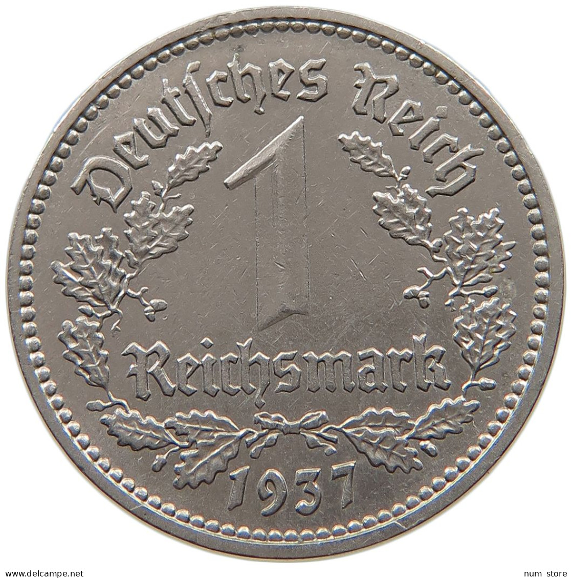 DRITTES REICH MARK 1937 A J.354 #a034 0409 - 1 Reichsmark