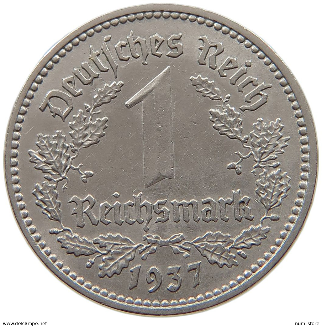 DRITTES REICH MARK 1937 A J.354 #a015 0813 - 1 Reichsmark