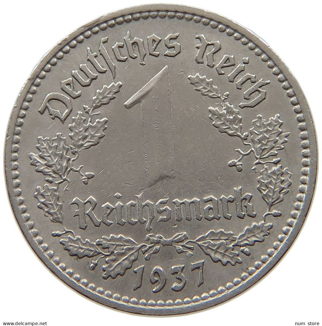 DRITTES REICH MARK 1937 A J.354 #a015 0819 - 1 Reichsmark