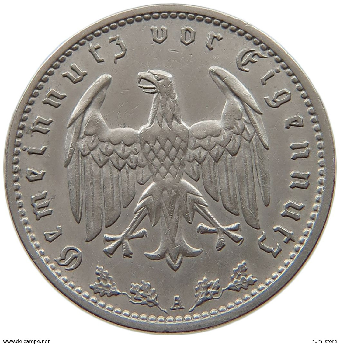 DRITTES REICH MARK 1937 A J.354 #a015 0819 - 1 Reichsmark