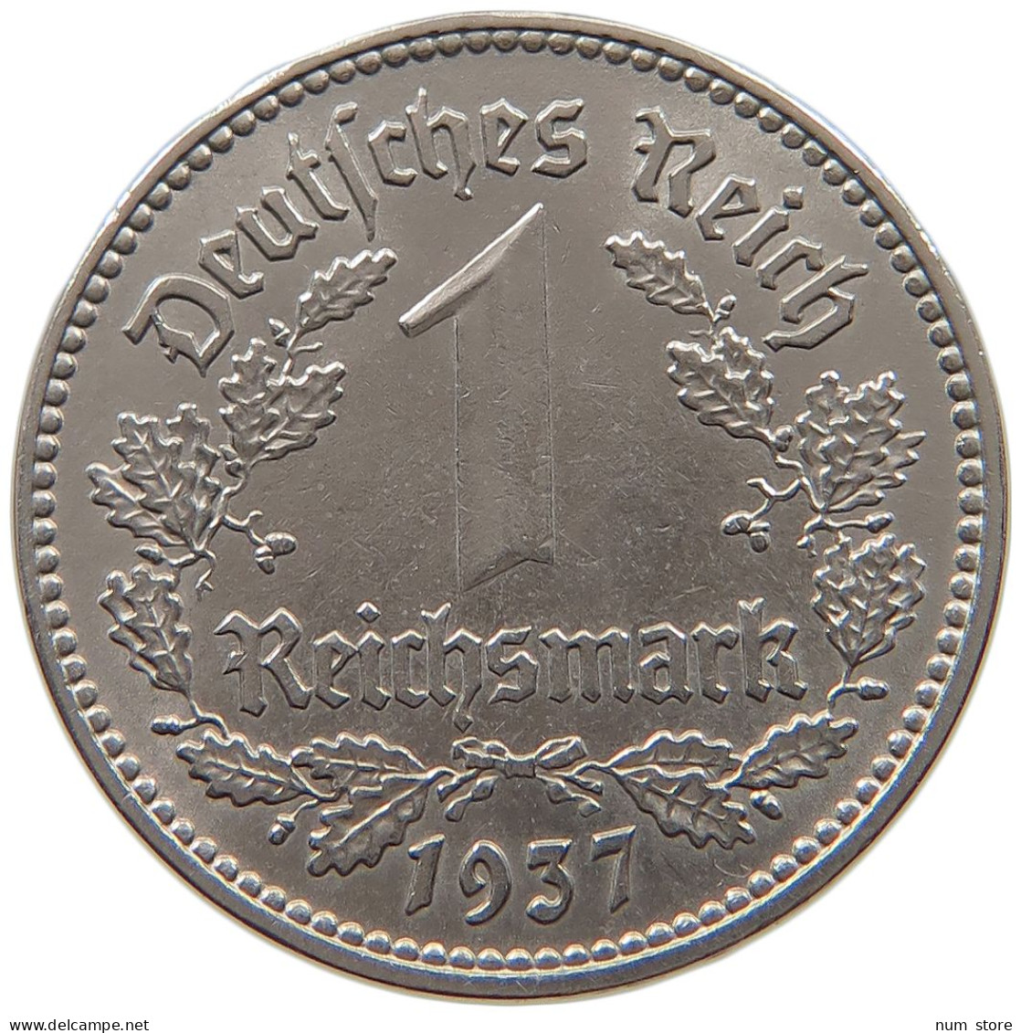 DRITTES REICH MARK 1937 A J.354 #a046 0181 - 1 Reichsmark