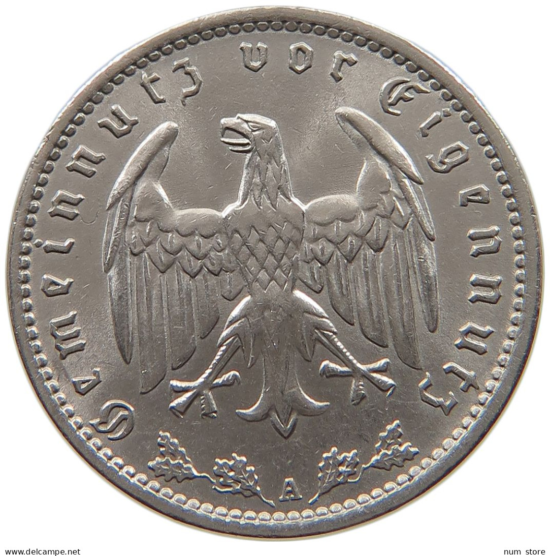 DRITTES REICH MARK 1935 A J.354 #a046 0193 - 1 Reichsmark