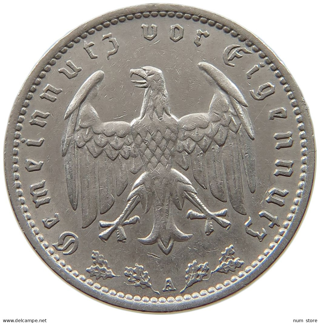 DRITTES REICH MARK 1935 A J.354 #a015 0615 - 1 Reichsmark