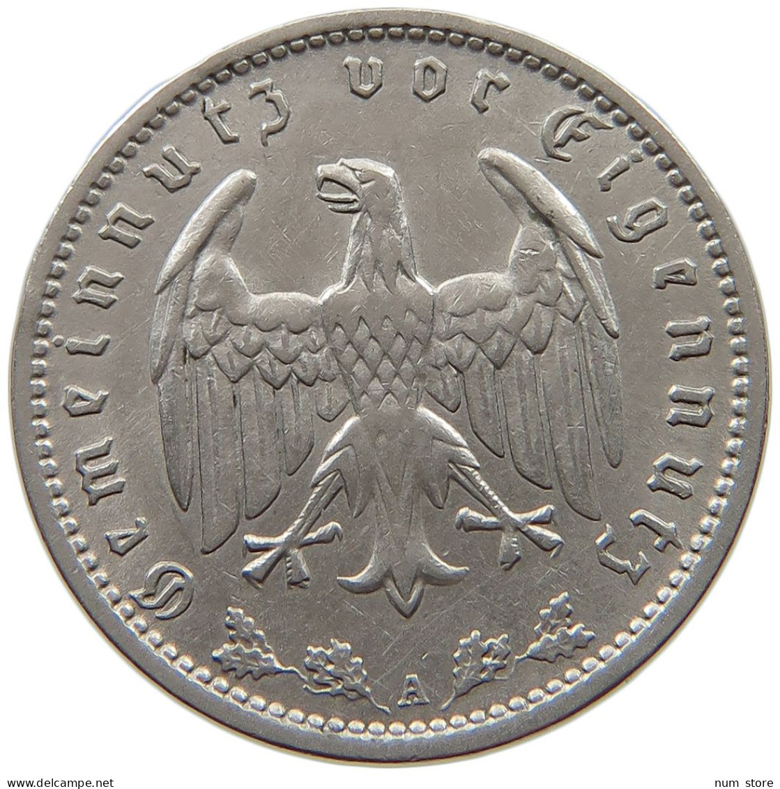 DRITTES REICH MARK 1935 A J.354 #a015 0809 - 1 Reichsmark