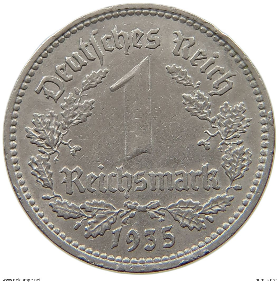 DRITTES REICH MARK 1935 A J.354 #a015 0601 - 1 Reichsmark