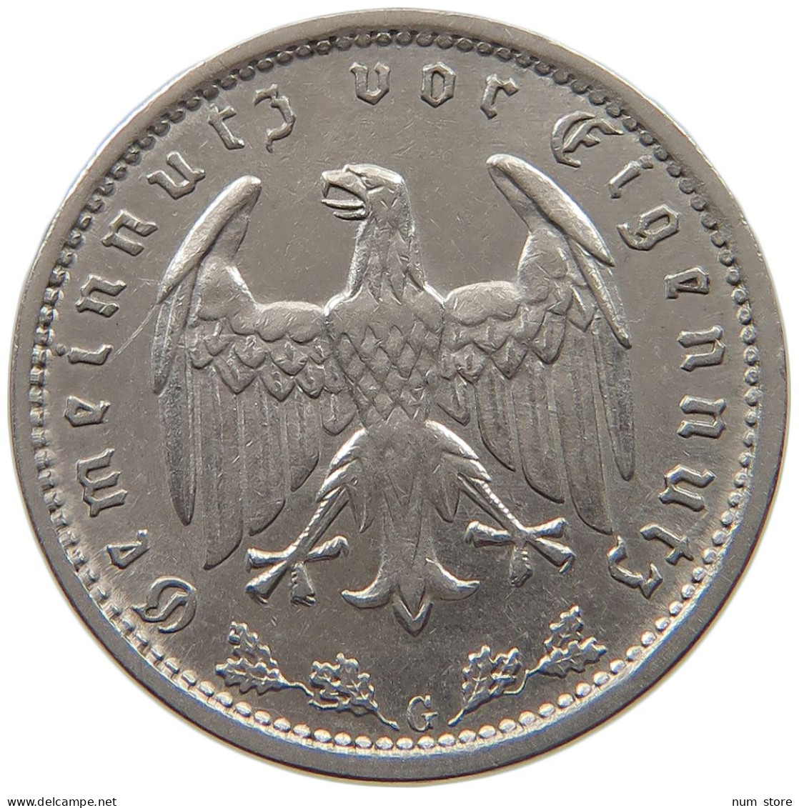 DRITTES REICH MARK 1934 G J.354 #a046 0147 - 1 Reichsmark