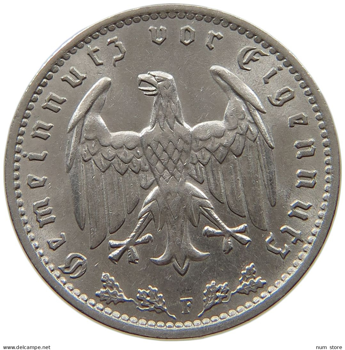 DRITTES REICH MARK 1934 F J.354 #a043 0447 - 1 Reichsmark