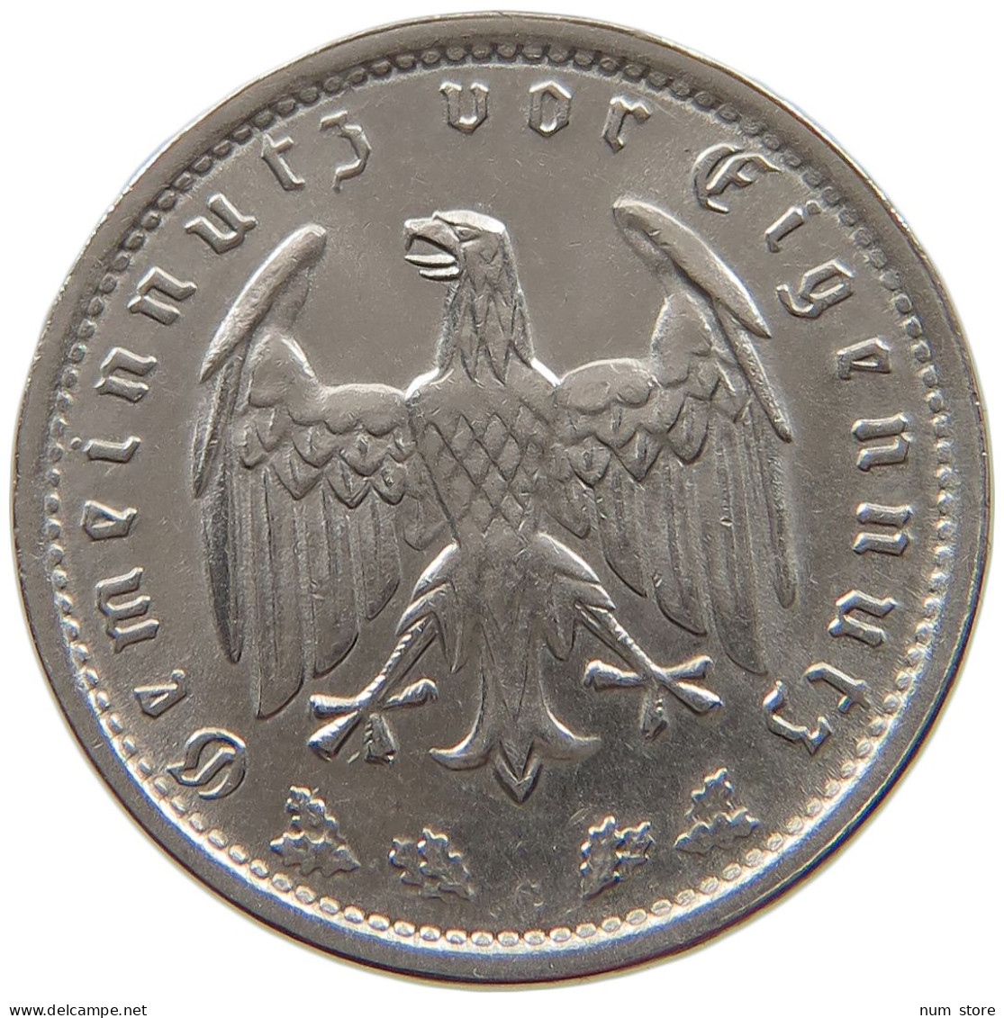 DRITTES REICH MARK 1934 G J.354 #a043 0399 - 1 Reichsmark