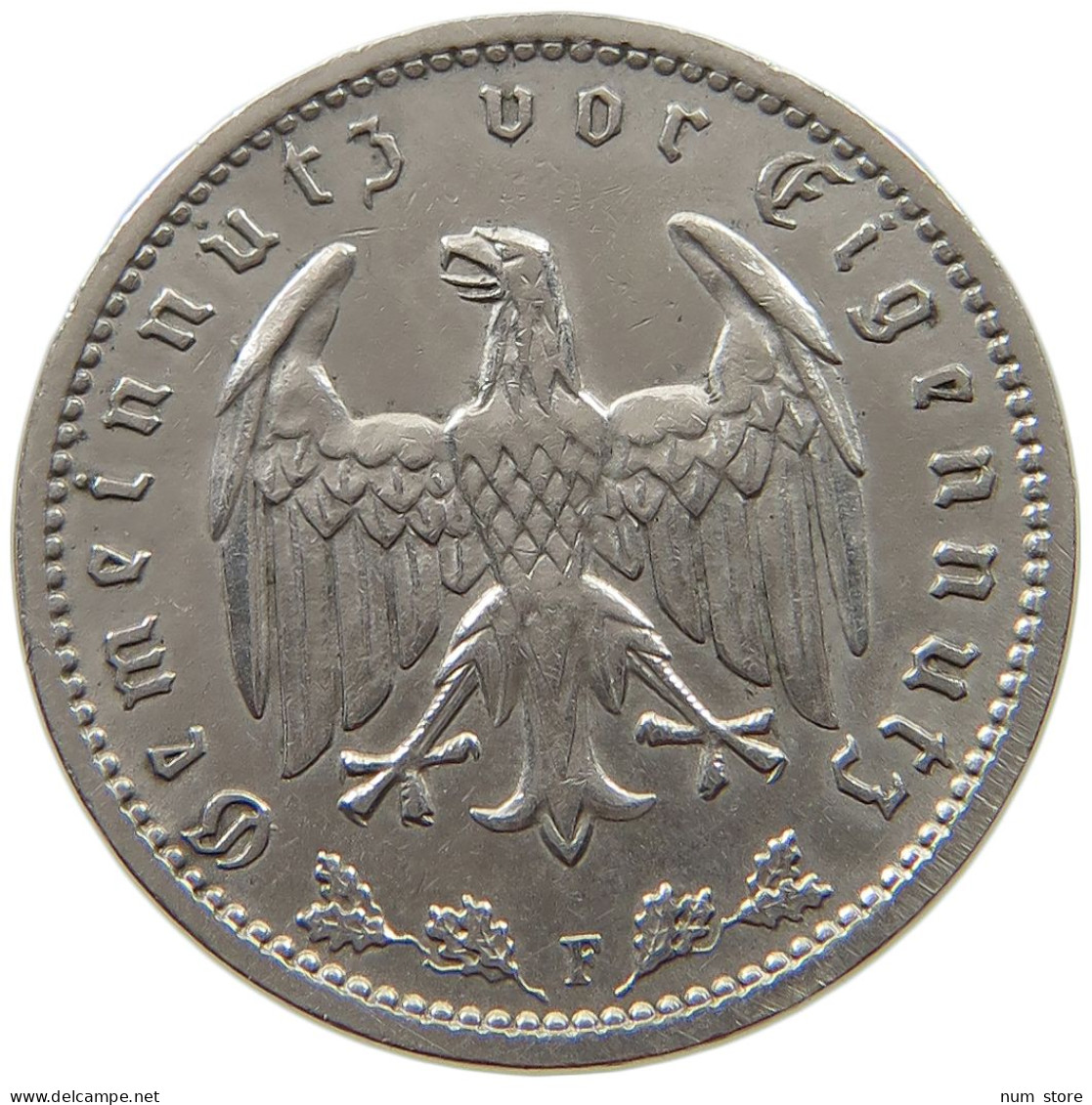 DRITTES REICH MARK 1934 F J.354 #a015 0597 - 1 Reichsmark